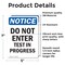 Signmission Do Not Enter Test In Progress OSHA Notice Sign, Vinyl Decal, 5in W x 7in L, 2PK OS-2PACK-NS-D-57-V-11226 - alternate 4
